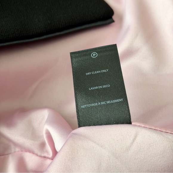 🌟 Bebe Black Stretch Tie-Front Puff-Shoulder Fitted Peplum Blazer - Picture 15 of 15